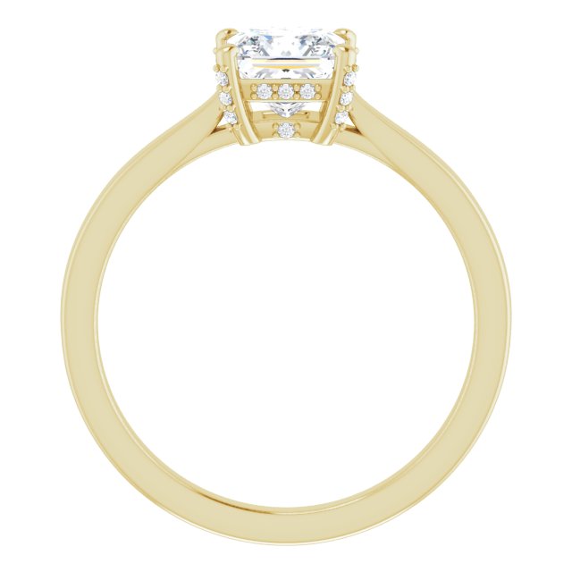 Eva Princess Diamond Solitaire Engagement Ring-VIRABYANI