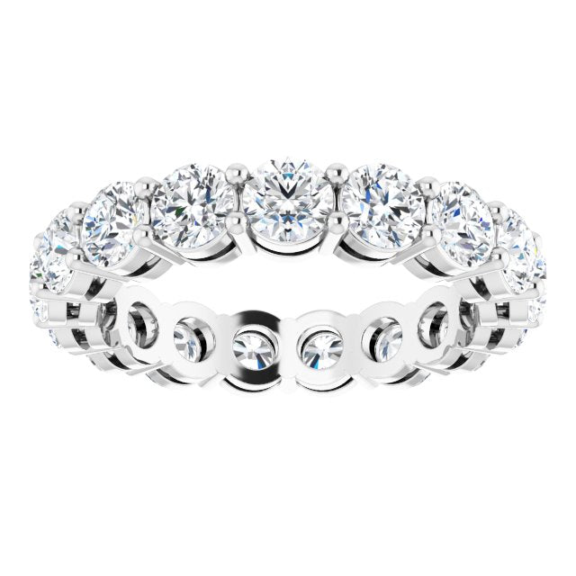 3.57 ct. Round Diamond Band Classic Eternity Ring-VIRABYANI