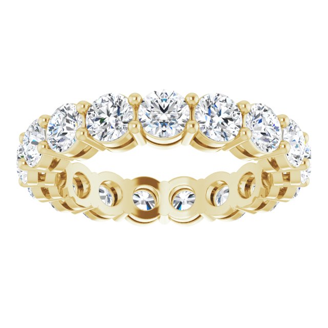 3.57 ct. Round Diamond Band Classic Eternity Ring-VIRABYANI