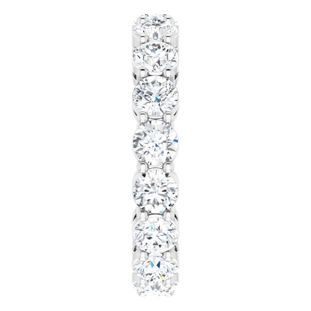3.57 ct. Round Diamond Band Classic Eternity Ring-VIRABYANI