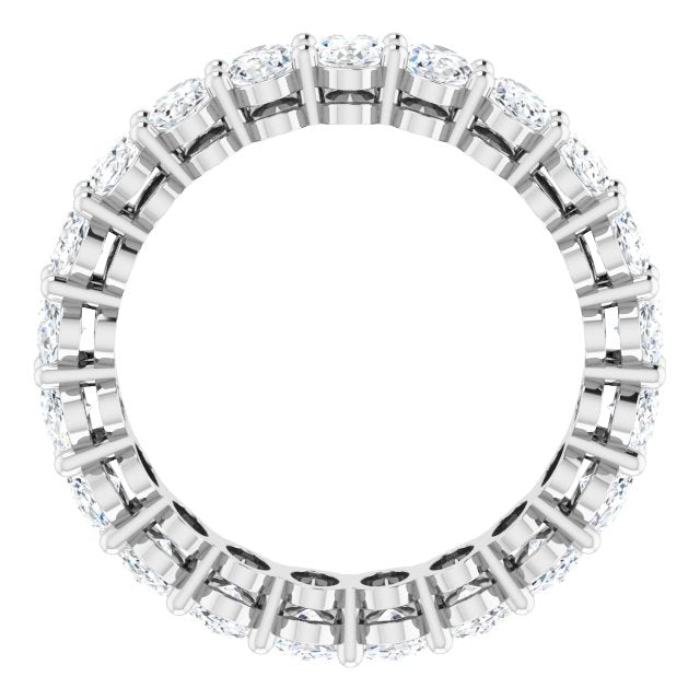 4.41 ct. Oval Diamond Eternity Band-VIRABYANI