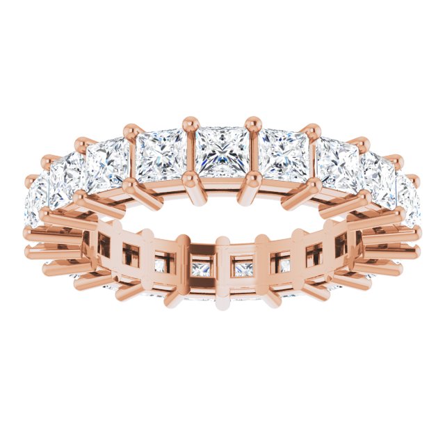 3.78 ct. Princess Diamond Eternity Band-VIRABYANI