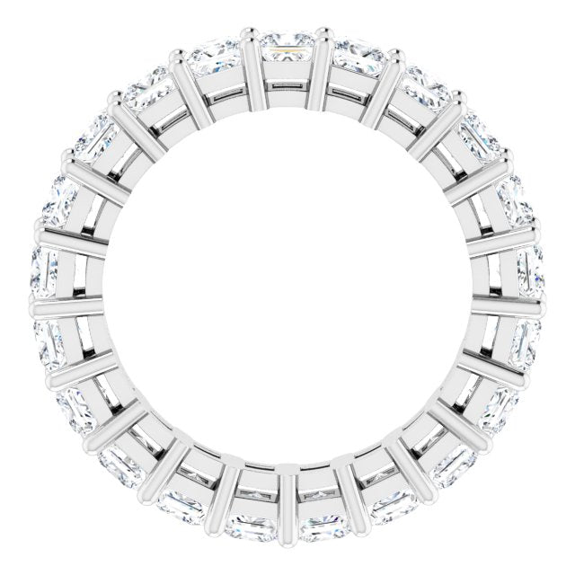 3.78 ct. Princess Diamond Eternity Band-VIRABYANI