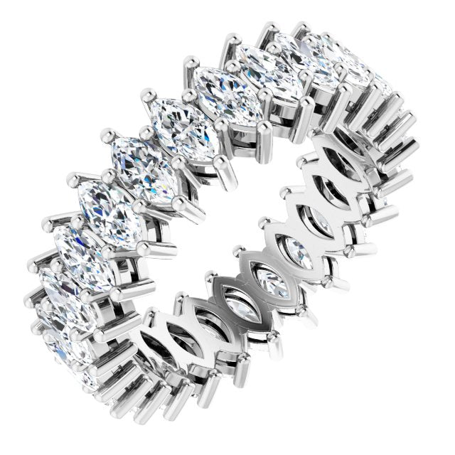 3.50 ct. Marquise Diamond Eternity Band-VIRABYANI