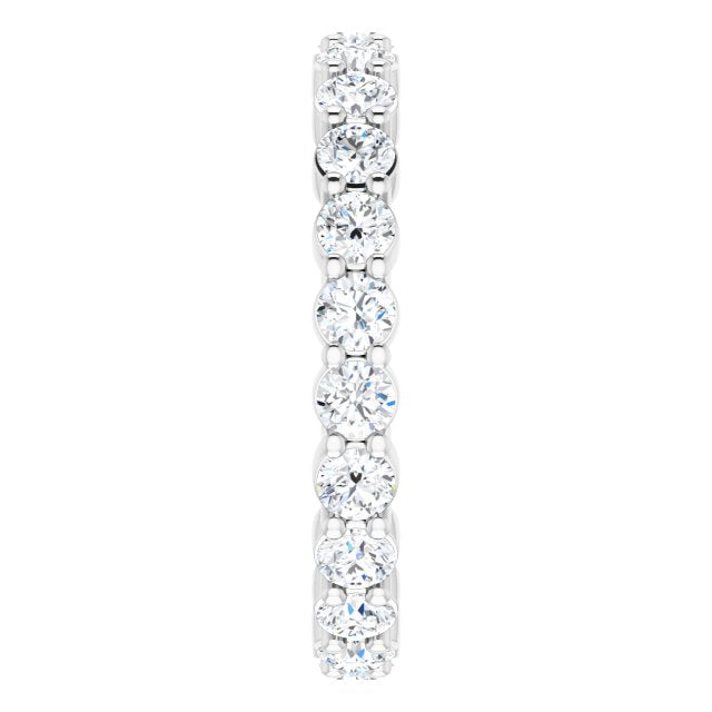 1.50 ct. Round Diamond Eternity Band-VIRABYANI