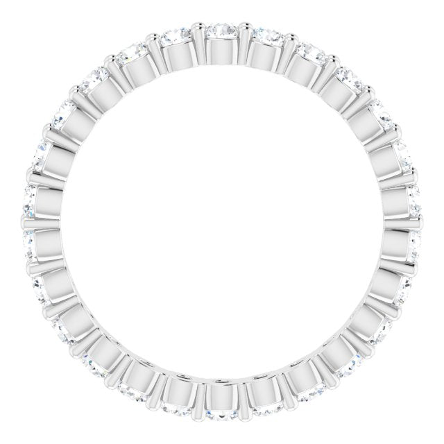 0.81 ct. Round Diamond Pettite Eternity Band-VIRABYANI