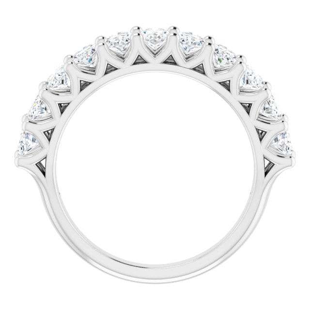 2.31 ct. Oval Cut Diamond Wedding Band-in 14K/18K White, Yellow, Rose Gold and Platinum - Christmas Jewelry Gift -VIRABYANI