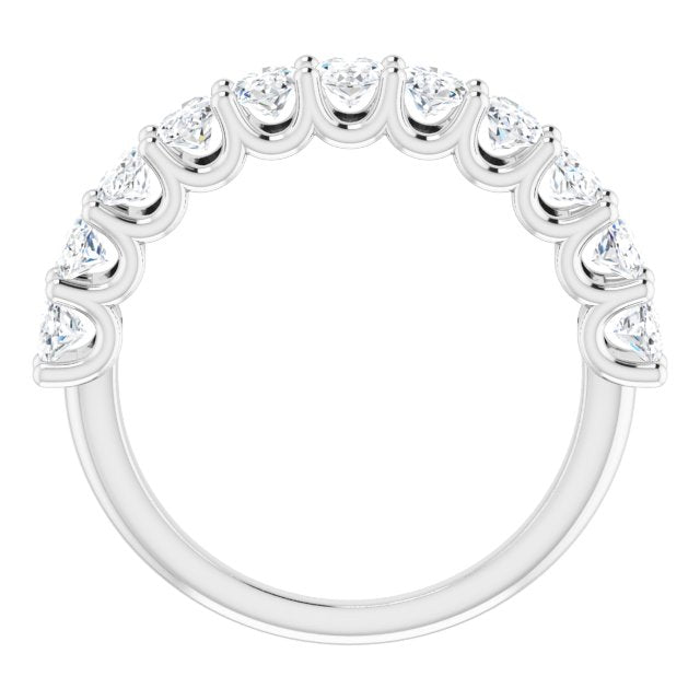 2.31 ct. Oval Cut Diamond Wedding Band-VIRABYANI