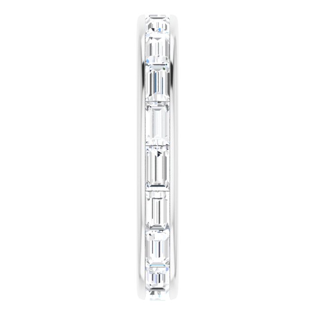 1.90 ct. Straight Baguette Diamond Eternity Band-VIRABYANI