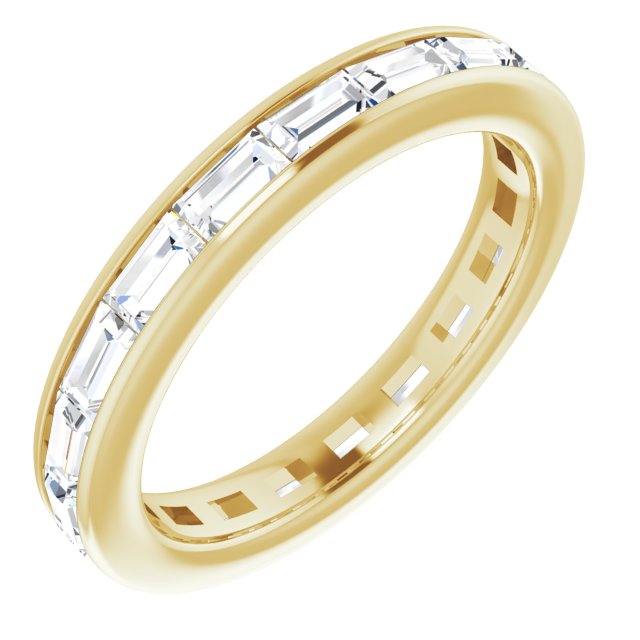 1.90 ct. Straight Baguette Diamond Eternity Band-VIRABYANI