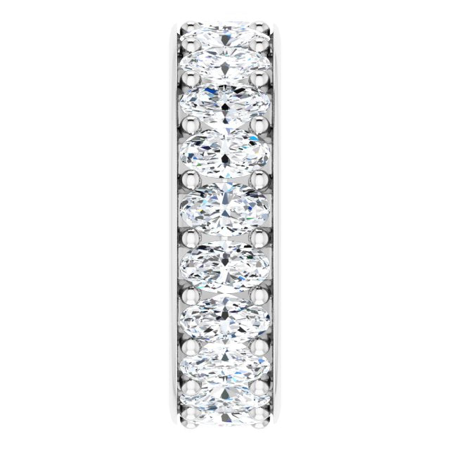 4.41 ct. Oval Diamond Eternity Band-VIRABYANI