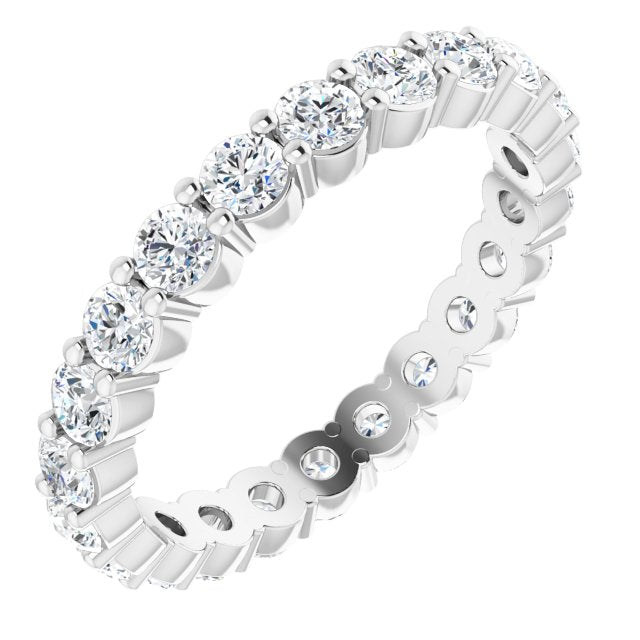 1.50 ct. Round Diamond Eternity Band-VIRABYANI