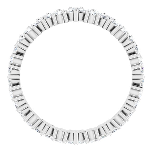 0.96 ct. Marquise & Round Diamond Eternity Band-VIRABYANI