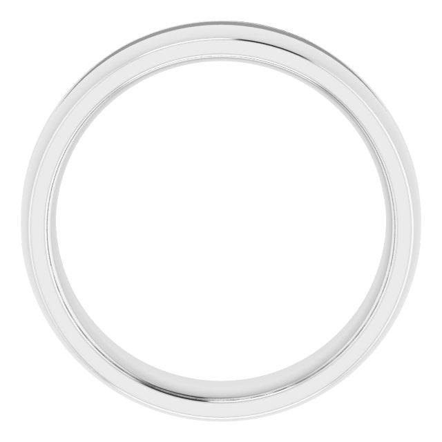 Channel Set Round Diamond Half Eternity Men's Band-VIRABYANI