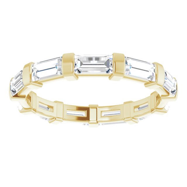 1.82 ct. Straight Baguette Diamond Eternity Band-VIRABYANI