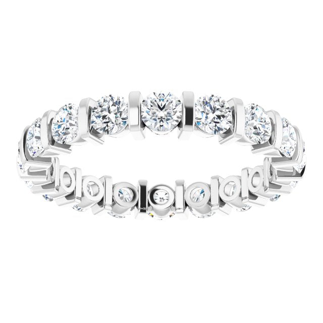 1.80 ct. Round Diamond Eternity Band-VIRABYANI
