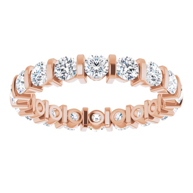 1.80 ct. Round Diamond Eternity Band-VIRABYANI