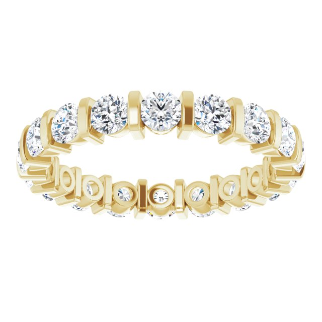 1.80 ct. Round Diamond Eternity Band-VIRABYANI