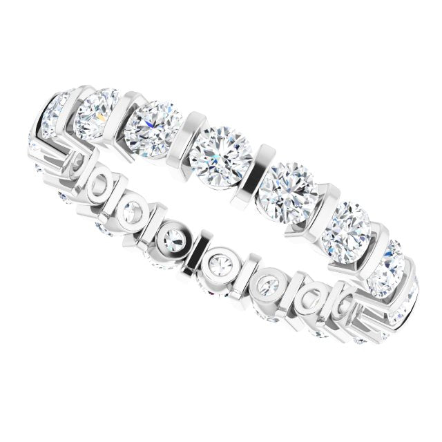 1.80 ct. Round Diamond Eternity Band-VIRABYANI