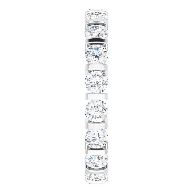 1.80 ct. Round Diamond Eternity Band-VIRABYANI