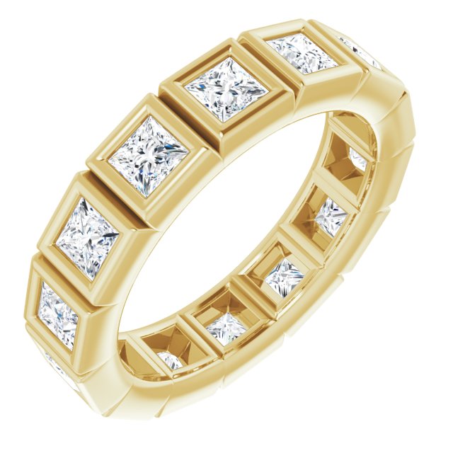 2.52 ct. Princess Diamond Eternity Band-VIRABYANI
