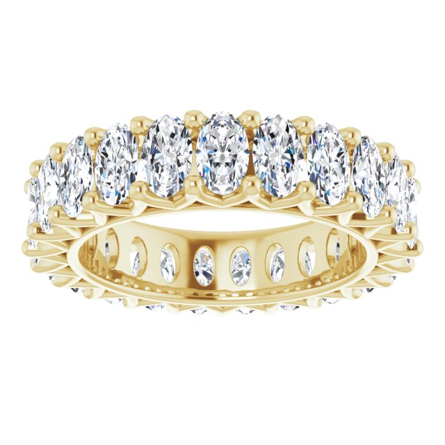 4.83 ct. Oval Diamond Eternity Band-VIRABYANI