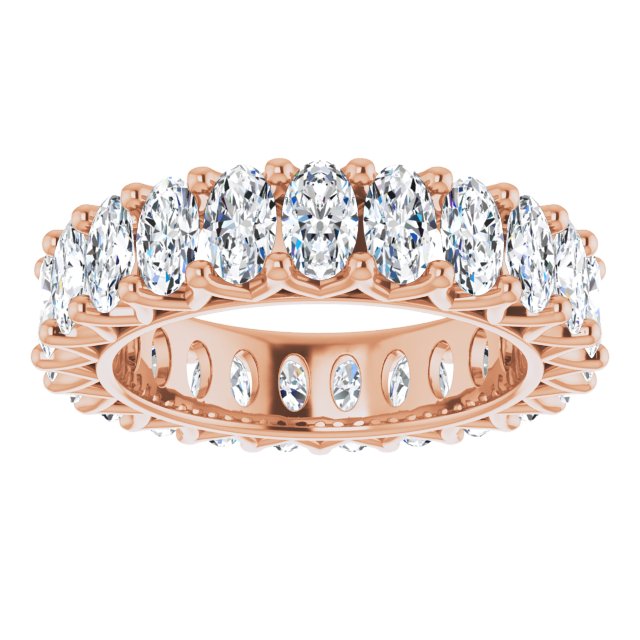4.83 ct. Oval Diamond Eternity Band-VIRABYANI