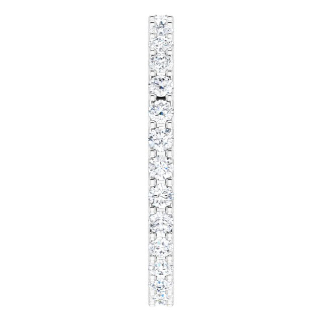 0.93 ct. Shared Prong Round Diamond Eternity Band-VIRABYANI