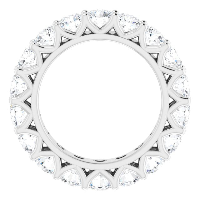 4.86 ct. Round Diamond Eternity Band-VIRABYANI