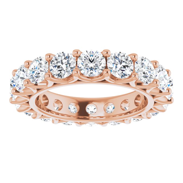 4.86 ct. Round Diamond Eternity Band-VIRABYANI