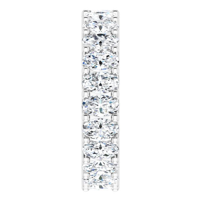 4.83 ct. Oval Diamond Eternity Band-VIRABYANI