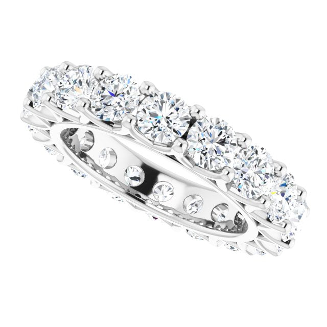 4.86 ct. Round Diamond Eternity Band-VIRABYANI