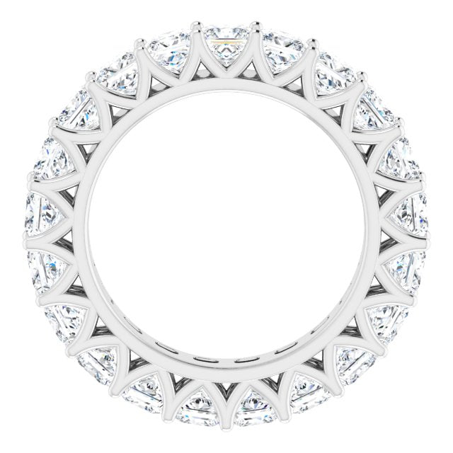 6.09 ct. Princess Diamond Eternity Band-VIRABYANI