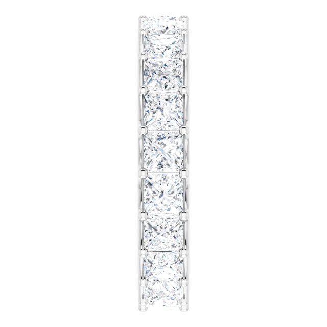 6.09 ct. Princess Diamond Eternity Band-VIRABYANI