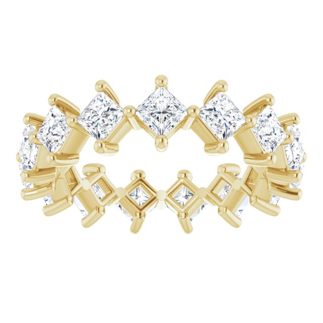 2.25 ct. Princess Diamond Eternity Band-VIRABYANI