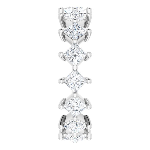 2.25 ct. Princess Diamond Eternity Band-VIRABYANI