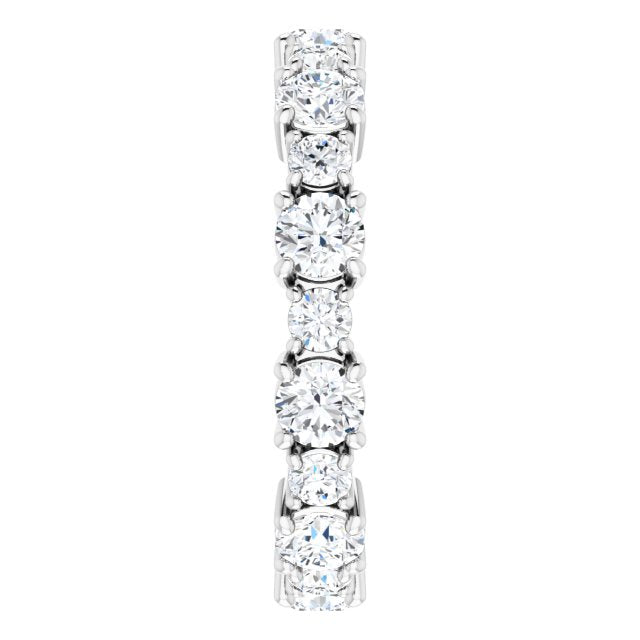 2.30 ct. Round Diamond Eternity Band-VIRABYANI