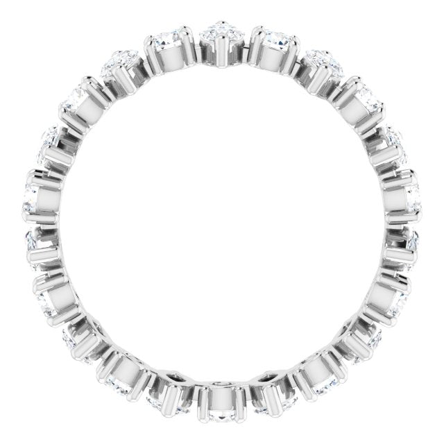 2.20 ct. Marquise & Round Diamond Eternity Band-VIRABYANI