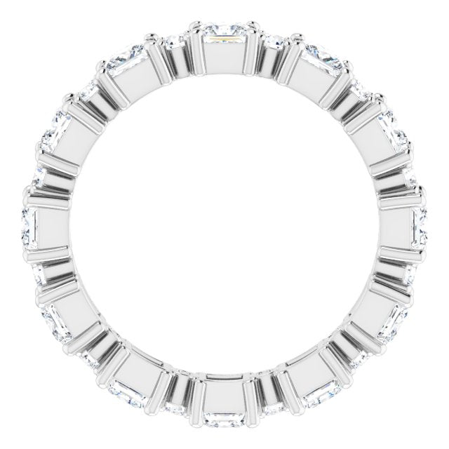 2.52 ct. Princess & Round Diamond Eternity Band-VIRABYANI