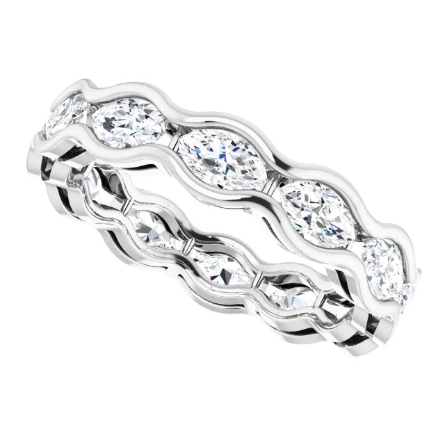 2.40 ct. Marquise Diamond Eternity Band-VIRABYANI