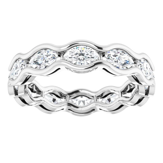2.40 ct. Marquise Diamond Eternity Band-VIRABYANI