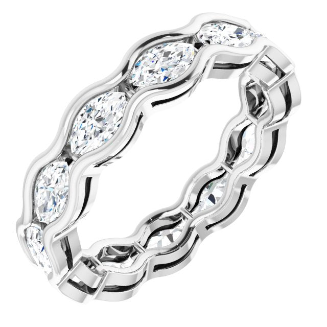 2.40 ct. Marquise Diamond Eternity Band-VIRABYANI