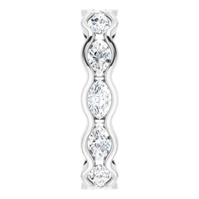 2.40 ct. Marquise Diamond Eternity Band-VIRABYANI