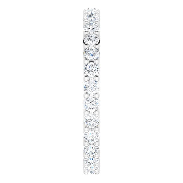 0.87 ct. Round Diamond Delicate Eternity Band-VIRABYANI