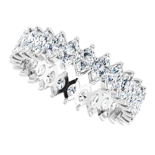 3.12 ct. Marquise Diamond Eternity Band-VIRABYANI