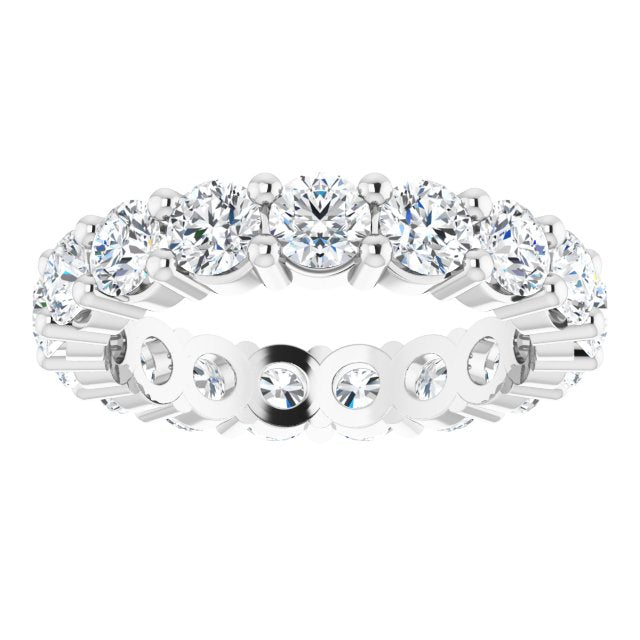 3.57 ct. Round Diamond Eternity Band-VIRABYANI