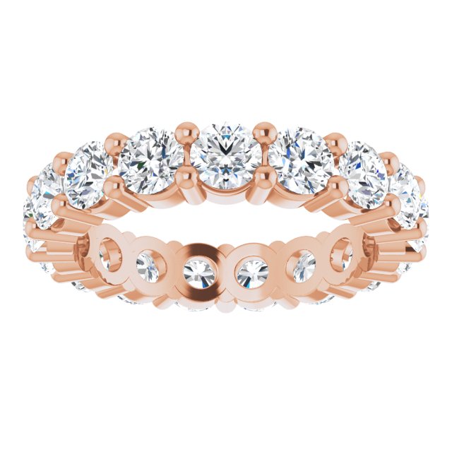 3.57 ct. Round Diamond Eternity Band-VIRABYANI