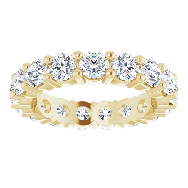 3.57 ct. Round Diamond Eternity Band-VIRABYANI