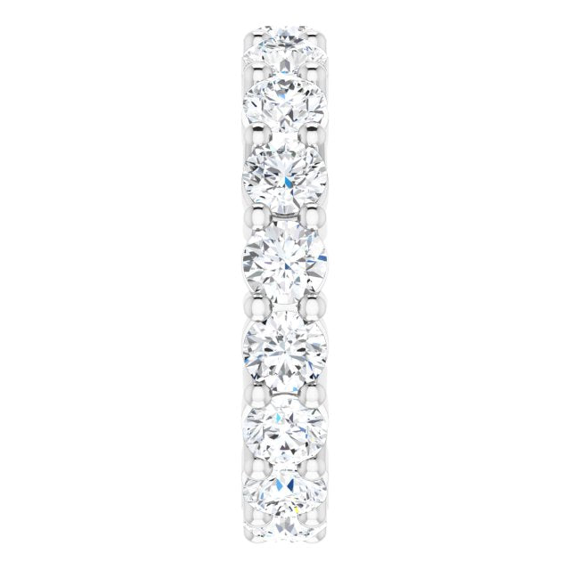 3.57 ct. Round Diamond Eternity Band-VIRABYANI