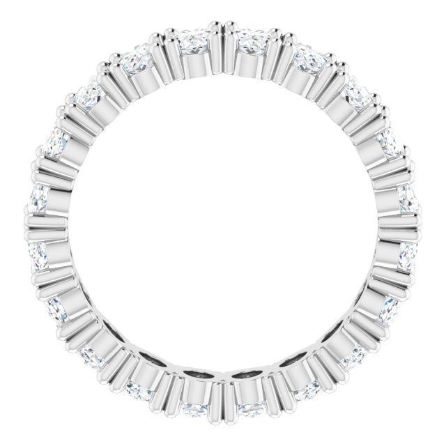 4.20 ct. Oval Diamond Eternity Band-VIRABYANI